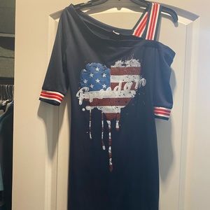 Dress. A little heavier than t shirt material.